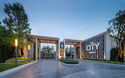 The City Bang Yai By Ap Studio Jedt On Behance Entrance Gates