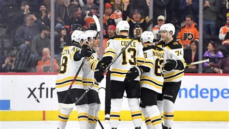 Bruins Wrap Boston Sets All Time Single Season Wins Record Vs Flyers