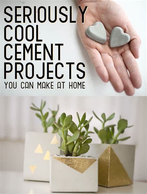 22 Seriously Cool DIY Cement Projects