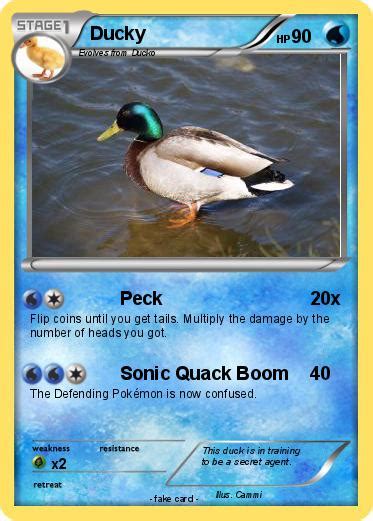 Pokémon Ducky 177 177 Peck My Pokemon Card