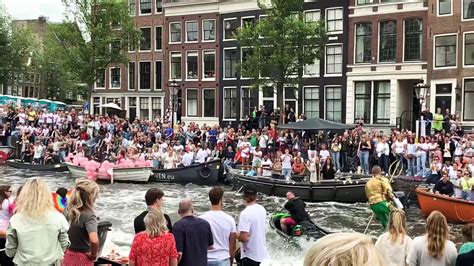 amsterdam pride canal parade august 2019 youtube