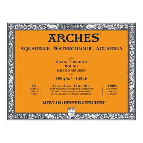 Buy Arches Block 140lb Rough 12x16