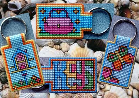 Plastic Canvas Keychain Patterns