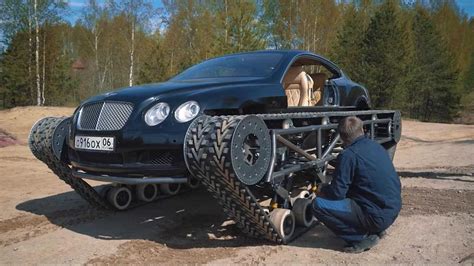 Amazing Bentley Continental Gt Transformed Into A Tank