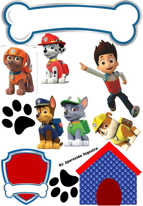 Pin By Aparecida Nogueira On Topos De Bolos Paw Patrol Coloring Paw