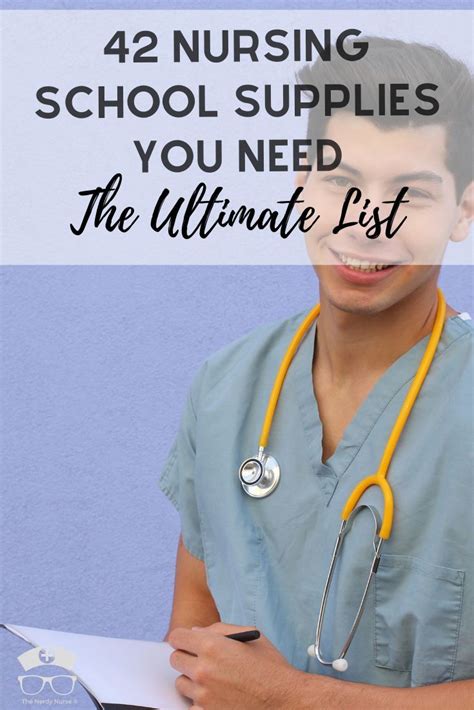 42 Nursing School Supplies You Need The Ultimate List Thenerdynurse