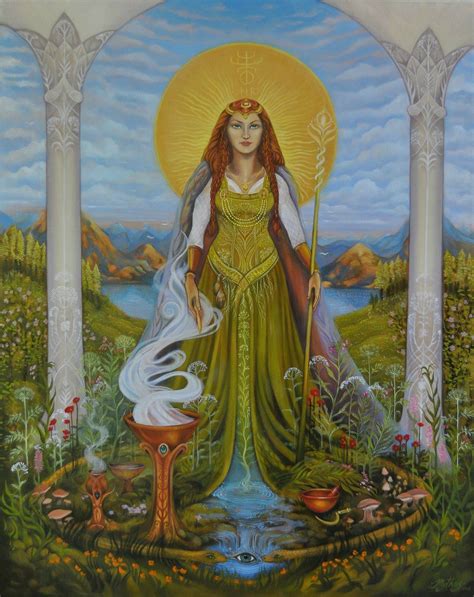 Eir Of Lyfia Art By Mythos Eir Is The Goddess Of Herbs And Healing