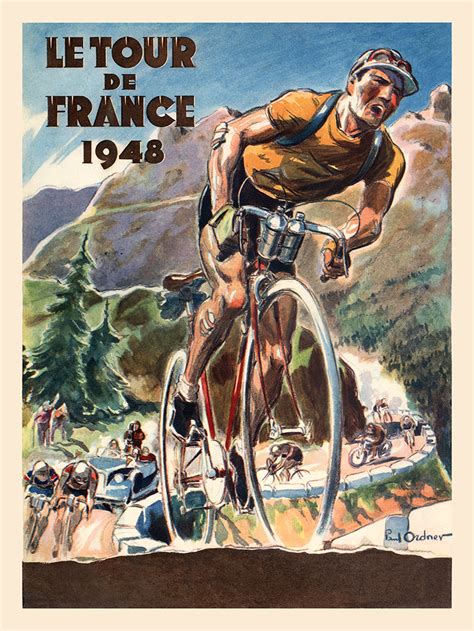 Le Tour De France Vintage Bicycle Poster Cycling Ebay