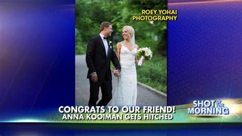 Fox And Friends Weekend Host Anna Kooiman Gets Hitched Anna Kooiman