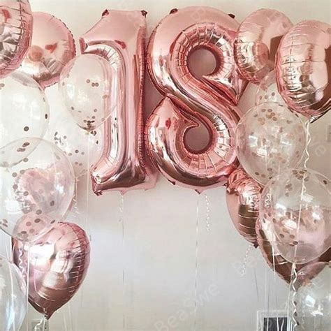 Mis 18 18 Birthday Party Decorations Adult Birthday Party Gold Birthday Bday Balloon