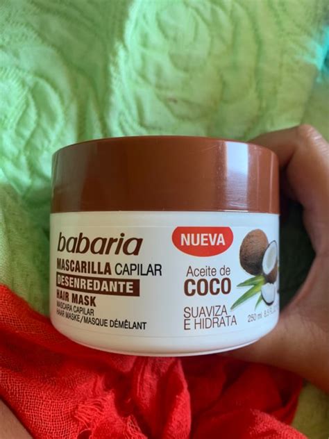 Babaria Mascarilla Capilar Desenredante Aceite De Coco 250 Ml Inci