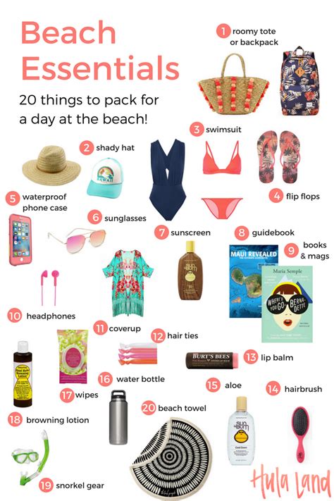 Must Have Beach Essentials Your Ultimate Beach Packing List