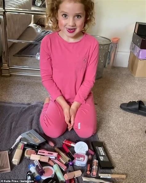 Katie Price S Daughter Bunny 5 Is Ecstatic As Star Buys Her A Hoard Of Her Own Make Up