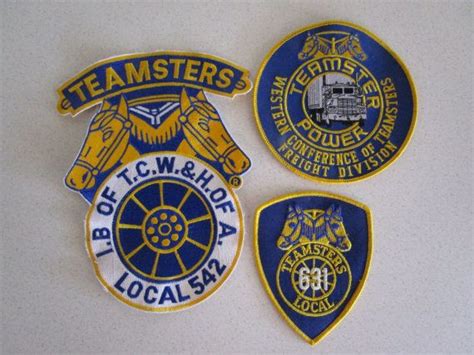 Three Teamster Patches 631 Vegas And 542 San Diego Etsy Patches