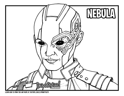 How to Draw NEBULA (Avengers: Endgame) Drawing Tutorial - Draw it, Too!
