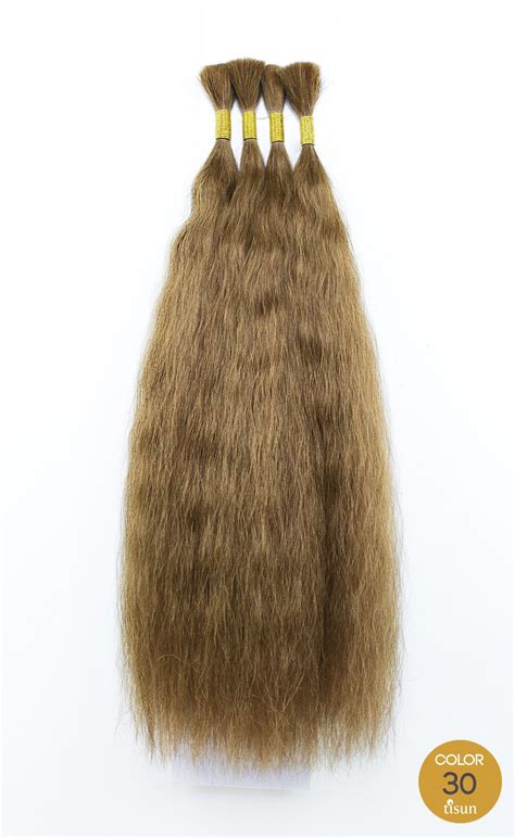So, unless you want to look like one of those crimp n' curl ponies from the 90's, loosen your braid! MilkyWay Human Hair Wet & Wavy Super Bulk Braiding Hair ...