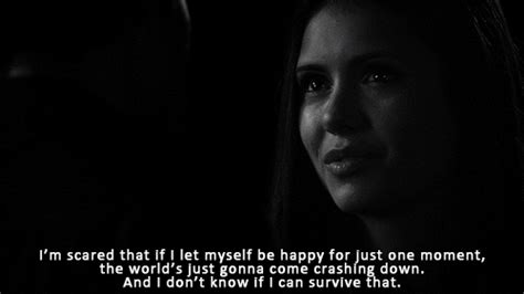 So, we've compiled some quotes — some funny, some you'll probably i don't need some spirit journey with a bunch of strangers to convince me that my redemption is within reach. the vampire diaries depressive quotes gif | WiffleGif