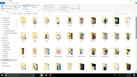 File Explorer Icons Spacing Length Microsoft Community
