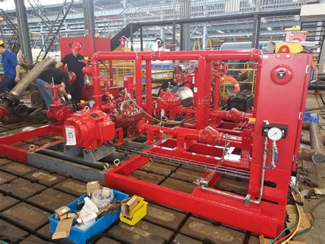 Ul Listed And Fm Approved Skid Mounted Fire Pump Package Nfpa 20 For