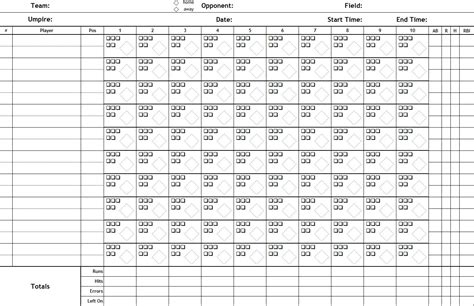 Designed to work wonderfully on large screen. Baseball Scorebook Sheets | Free Baseball Scorebook Sheets