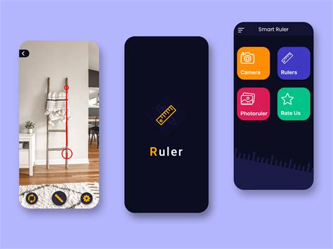 Smart Ruler App Ui Design By Malik Arbab Awan On Dribbble