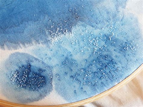 Salted Watercolor Salt Watercolor Watercolor Fabric How To Dye Fabric