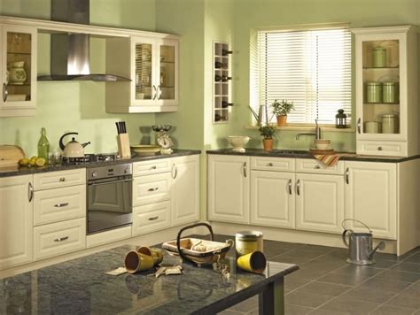 10 Beautiful Kitchens With Green Walls Counter Top Green Walls And