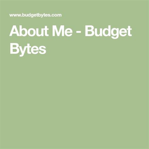 Beth Moncel Of Budget Bytes My Story Budget Bytes