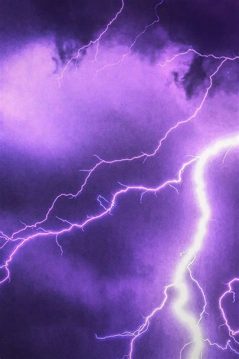 100 Purple Lightning Wallpapers