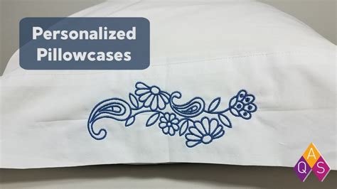 Personalized Embroidery Pillowcases Machine Embroider Your Life