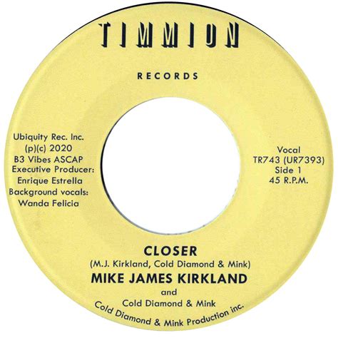 Download and listen online give it to me by mike james kirkland. Closer | Mike James Kirkland | Timmion Records