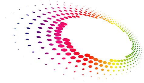 Abstract Oval Rainbow Dot 1199388 Png