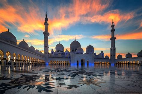 Religious Sheikh Zayed Grand Mosque Hd Wallpaper