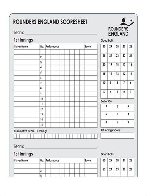 Score Sheet Templates 24 Printable Word And Excel Formats