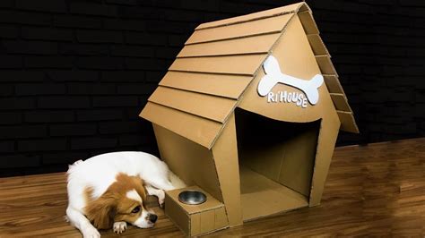 How To Make Amazing Puppy Dog House From Cardboard Diy By King Of