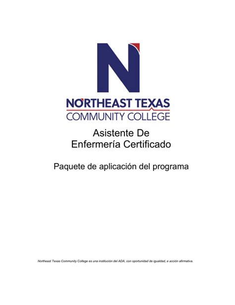 Asistente De Enfermería Certificado