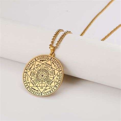 Buy Amaxer The Seal Of The Seven Archangels Necklace Pendant The