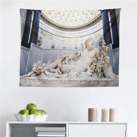 Lunarable Retro Tapestry Roman Lying In Vatican Museums Famousntiquert