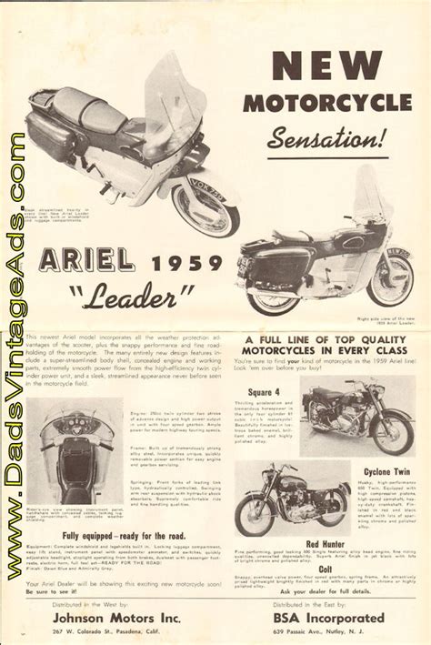 17 Best Images About Vintage Ariel Motorcycles On