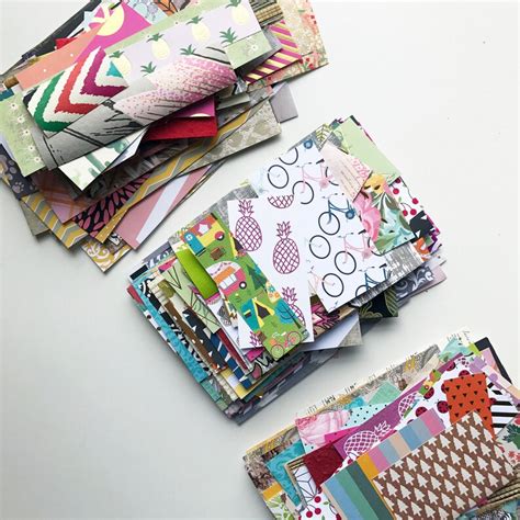 Assorted Paper Packs 100 Pieces Scrapbook Paper Paper Etsy