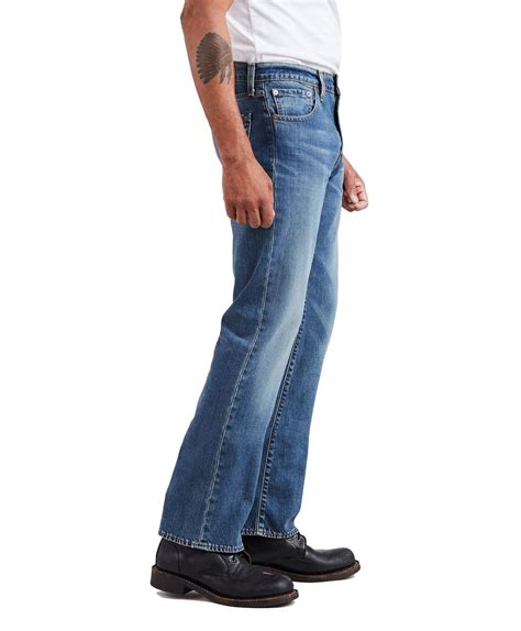 Levi S 527 Retro Men S Slim Bootcut Jeans In Pulley Blue