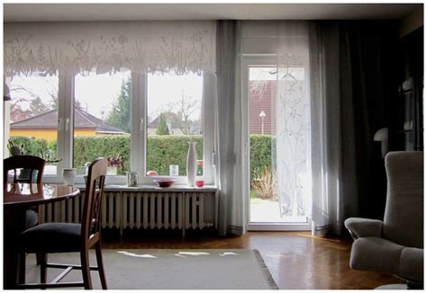 Inspirierend Gardinen Für Großes Fenster Mit Balkontür Bild Von von