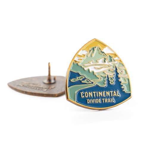 Continental Divide Trail Enamel Pin The Landmark Project