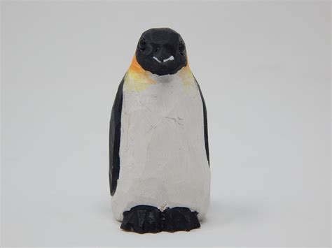 Giant Emperor Penguin Figurine Arctic Sea Bird Miniature Etsy