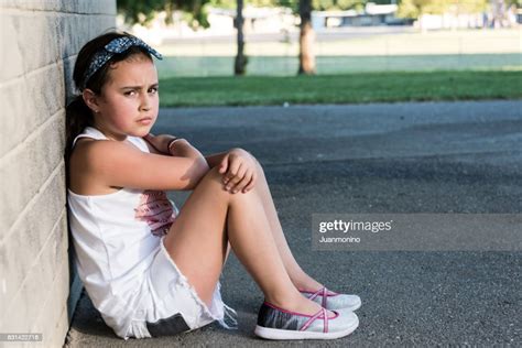 Pensive Little Girl High Res Stock Photo Getty Images