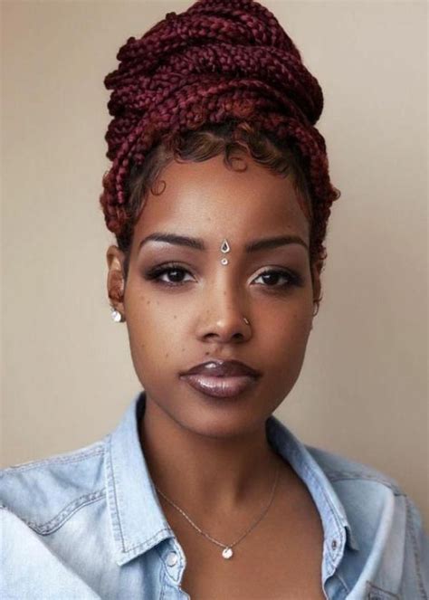 Burgundy Box Braids Hairstyles For Black Women In This Post You Will