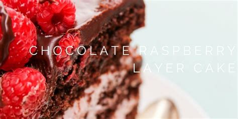 Chocolate Raspberry Layer Cake Twitter Dash Of Sanity