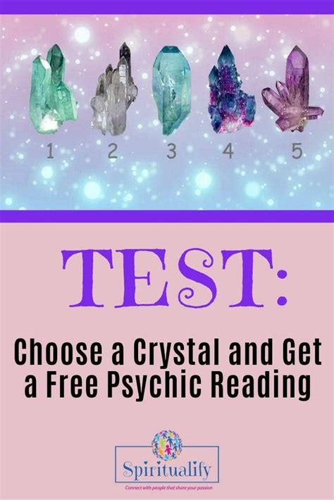 Choose A Crystal And Get A Free Psychic Reading Psychic Readings Free