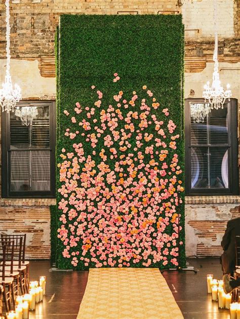 10 Gorgeous Flower Walls Youll Definitely Want For Your Wedding In