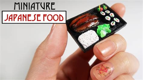 Diy Miniature Japanese Food Youtube